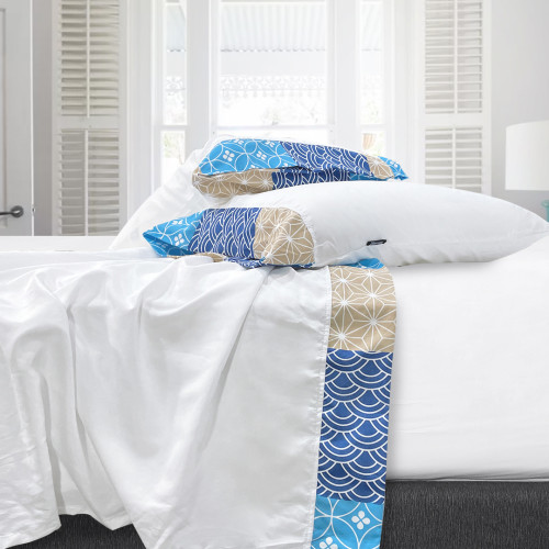 Combo Edredón Disperso + Jgo. de Sábanas Design