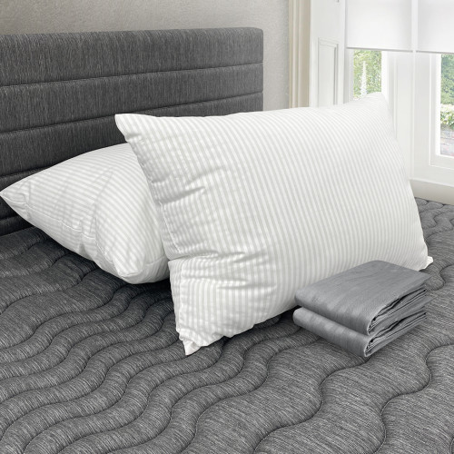 Combo 2 Almohadas Polycotton + Fundas