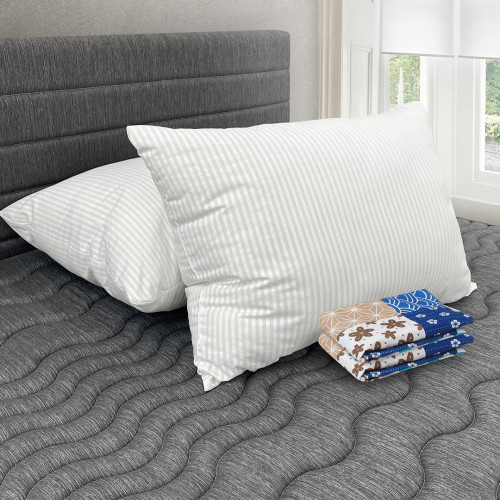 Combo 2 Almohadas Polycotton + Fundas