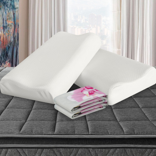 Combo 2 Almohadas Viscofoam Cervical + Fundas