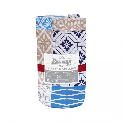 Juego Forro Duvet Sábana Disperso Outlet